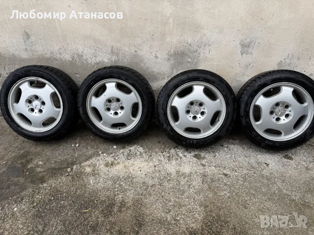 Джанти за Мерцедес 16 с зимни гуми, снимка 5 - Гуми и джанти - 56084143