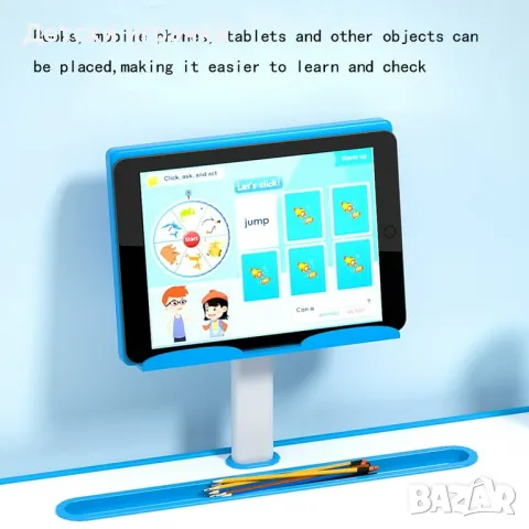 Детско бюро със столче, за деца 3-18 години, чин със стол, син, снимка 8 - Други - 48446013