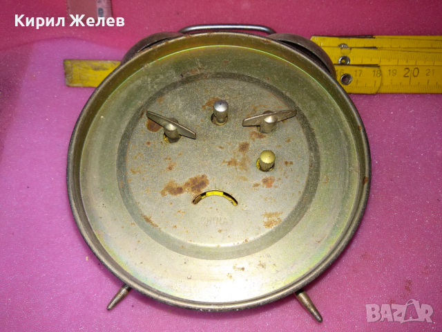 FIVE RAMS MADE in CHINA Стар РЯДЪК КОЛЕКЦИОНЕРСКИ МОДЕЛ РЕТРО МЕХАНИЧЕН КИТАЙСКИ БУДИЛНИК 30507, снимка 4 - Антикварни и старинни предмети - 44549340