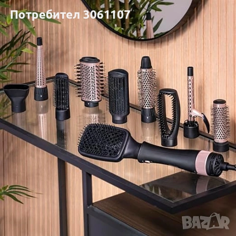 Комплект четка с горещ въздух 10 в 1 Cecotec Bamba CeramicCare Styler, снимка 5 - Други - 53594457