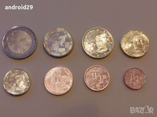 Сет Евро Монети Хърватия/Хърватска (от 1с до 2€)