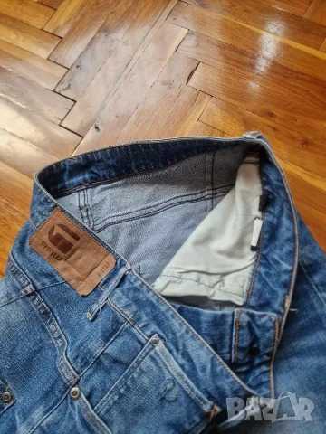 Страхотни мъжки дънкови къси панталони G STAR RAW размер 32 , снимка 4 - Къси панталони - 55734669