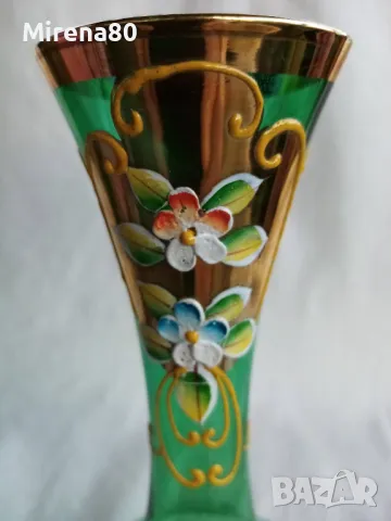 * Bohemia * - винтидж вазичка, снимка 4 - Вази - 49471482