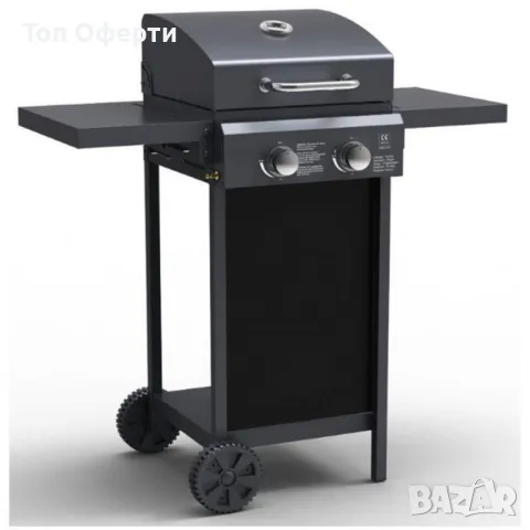 Газово барбекю Muhler с 2 горелки, 2x2.8kW, снимка 3 - Скари - 50292342