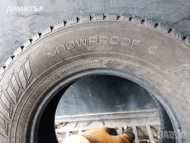 2БР.ЗИМНИ гуми NOKIAN 225/75/16C 121R DOT 3321, снимка 5 - Гуми и джанти - 48762103