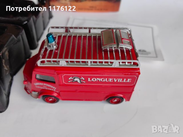 Matchbox Мачбокс MOY '47 Citroen Fire Van Ситроен Ван Пожарна Нов С Кутия , снимка 12 - Колекции - 41722068