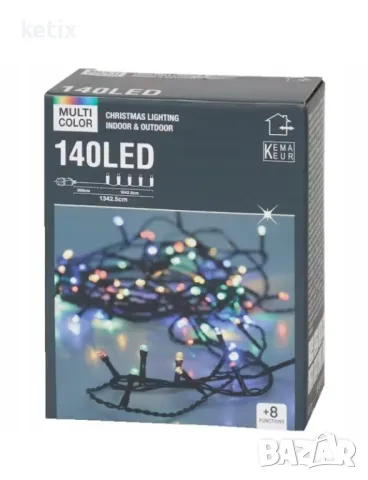 Многоцветни коледни LED светлини