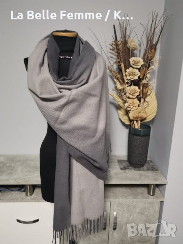 Шалове от кашмир, снимка 7 - Шалове - 42387026