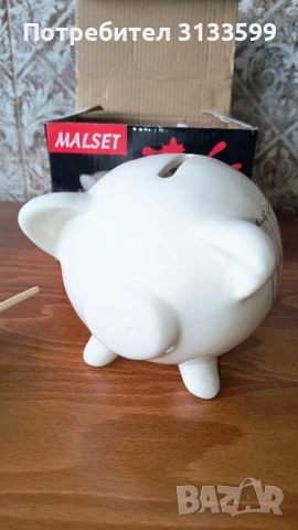 Керамична касичка "прасенце" за оцветяване , снимка 3 - Декорация за дома - 50854285