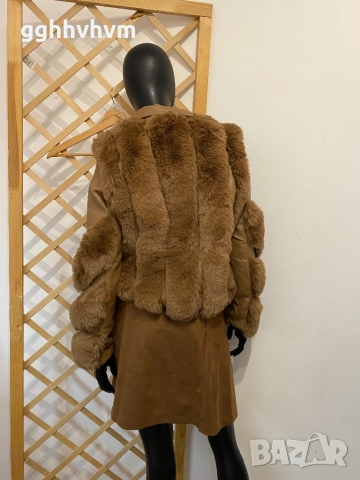 Кожено яке, снимка 4 - Якета - 51943311