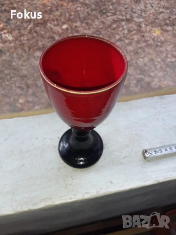 Гоблет чаша за вино глазирана немска керамика Невероятен, снимка 4 - Антикварни и старинни предмети - 53408528