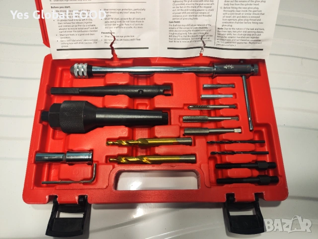 DEWIN комплект за вадене на подгревни свещи M8/M10, снимка 3 - Друга електроника - 53508839