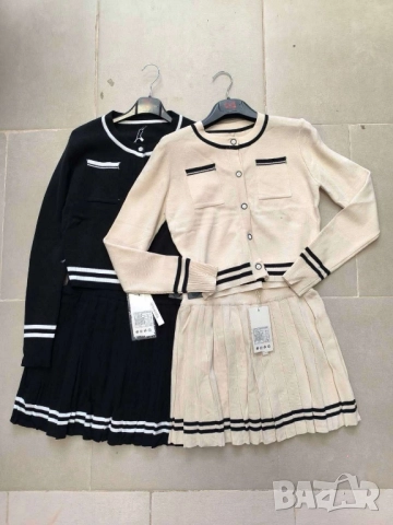 дамски комплект жилетка и пола , снимка 3 - Комплекти - 51773494