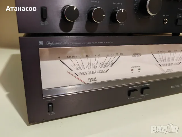 Han-Tor Professional line усилвател LA-1200 и предусилвател LA-1000 stereo 2x200W 4 Ohm , снимка 4 - Ресийвъри, усилватели, смесителни пултове - 48759311