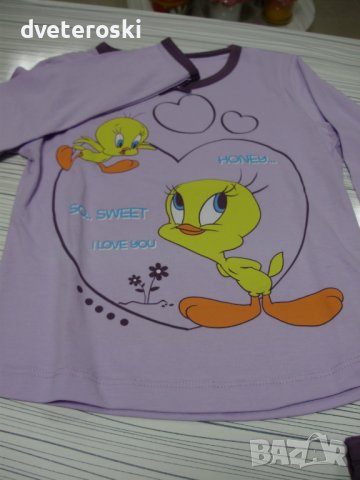 Детска пижама с дълъг ръкав за момиче Ръст 128, снимка 4 - Детски пижами - 39486089