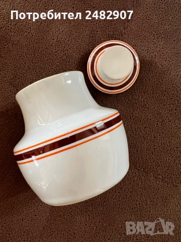 Стара порцеланова захарница, снимка 9 - Антикварни и старинни предмети - 53627405