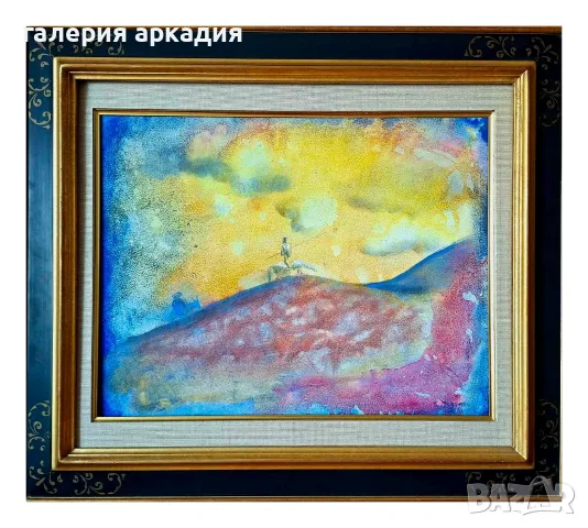 Кеазим Исинов (1940-2023) - красива картина, 56 х 63 см.