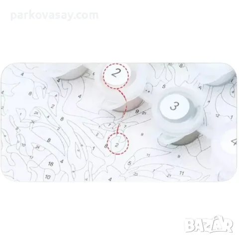 Картина за рисуване по номера Лъв 40×50 см, снимка 3 - Картини - 55906036