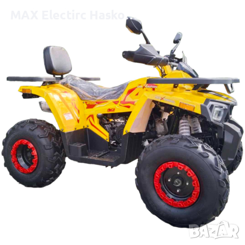Бензиново ATV 200 кубика Shark Yellow с LED дисплей, снимка 2 - Мотоциклети и мототехника - 44763183
