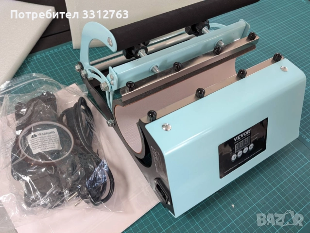 НОВА* Термопреса за Сублимация на Чаши и Бутилки - 2в1, снимка 3 - Други машини и части - 52520729