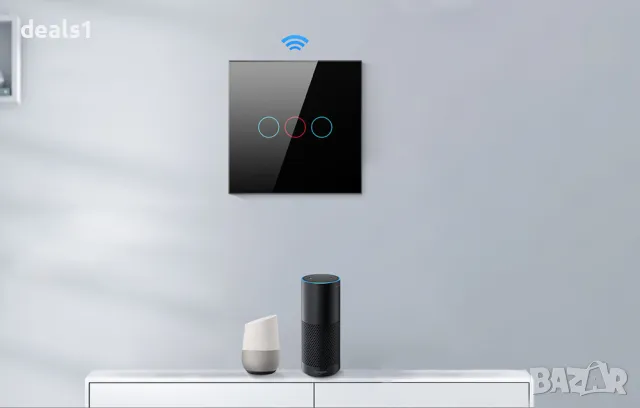 AVATTO Интелигентен Tuya Превключвател за осветление 3 бутона, снимка 6 - Друга електроника - 48053675