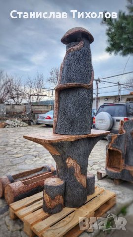 Градинско барбекю от щампован бетон, снимка 10 - Барбекюта - 40224920