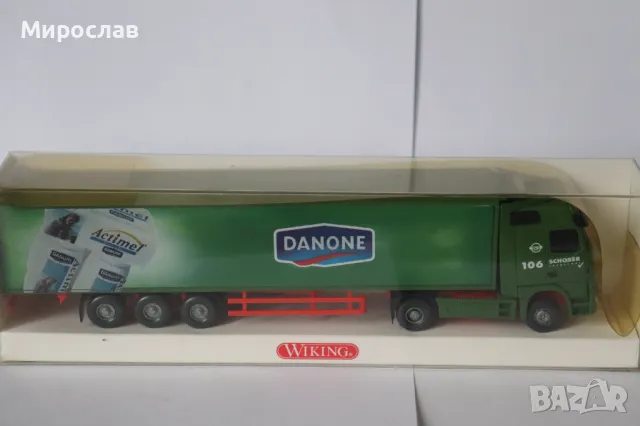 WIKING H0 1/87 MAN TGA КАМИОН ИГРАЧКА МОДЕЛ ВЛЕКАЧ