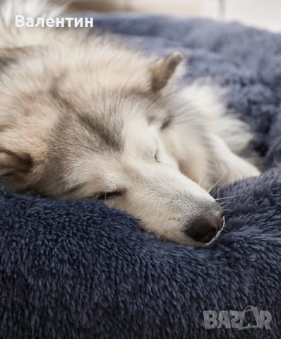 Пухкаво кучешко легло Feandrea диаметър 140см, снимка 3 - За кучета - 53110329