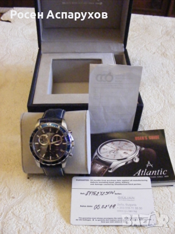 Atlantic Seasport Men Diver Chronograph 100 M.