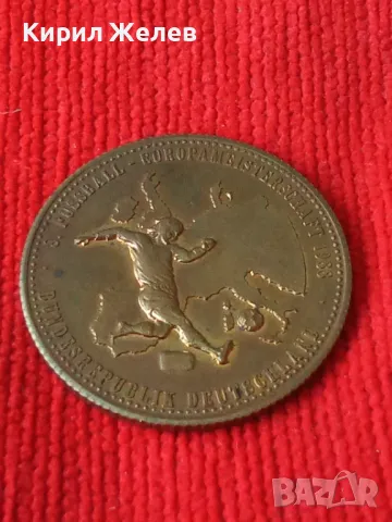 Футбол Европейско Първенство 1988г. 8-на ФИНАЛ ВРАТАР ГЕРМАНИЯ ФРГ ПЛАКЕТ БРОНЗ ПОЗЛАТА РЯДЪК 30453, снимка 15 - Антикварни и старинни предмети - 38152806