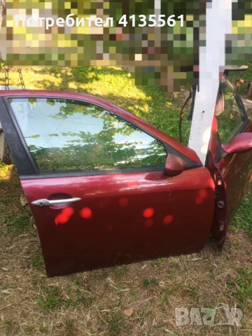 Части Алфа Ромео 156, врати с огледала, преден и заден капак, калници., снимка 2 - Части - 50921387