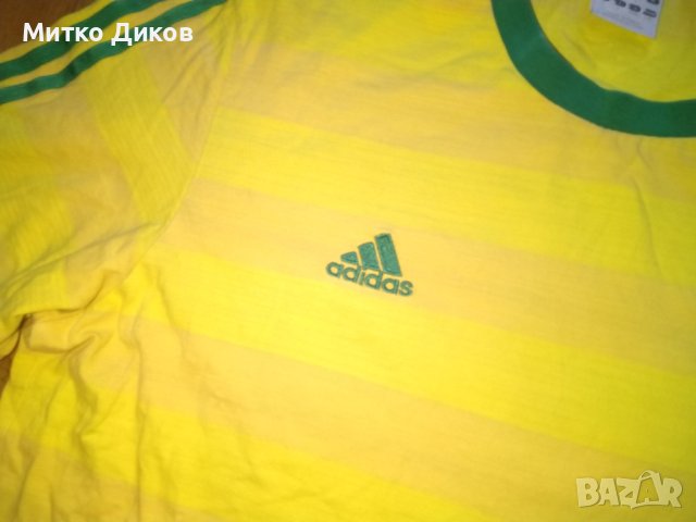 Бразилия маркова тениска на Адидас специално издание №10 Кака памук реален размер М, снимка 2 - Футбол - 41507824