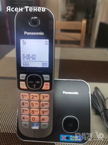 Безжичен DECT телефон Panasonic KX-TG6811FX, снимка 2 - Стационарни телефони и факсове - 53115854
