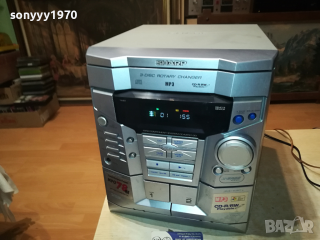 SHARP CD-MPX100H TUNER AMPLIFIER 2DECK 3CD-ВНОС SWISS 1103240806
