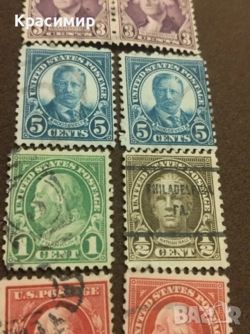 САЩ.Ретро марки., снимка 5 - Филателия - 52426303