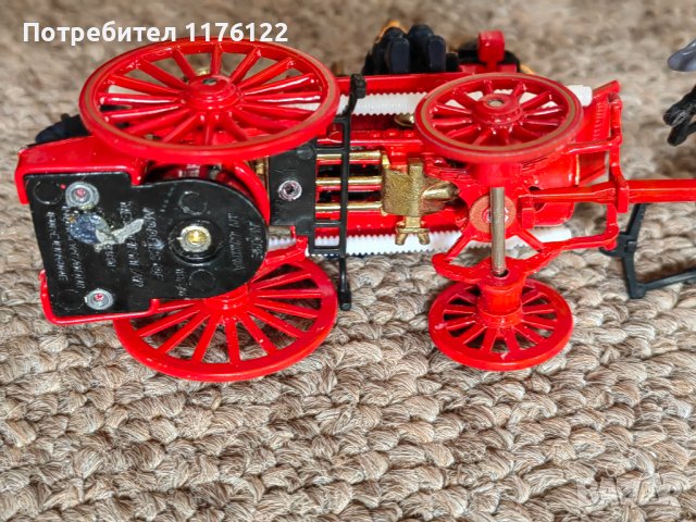 Matchbox MOY YS-46 1905 Merryweather Steam Fire Engine Мачбокс Пожарна Кола Олдтаймер, снимка 11 - Колекции - 41637253