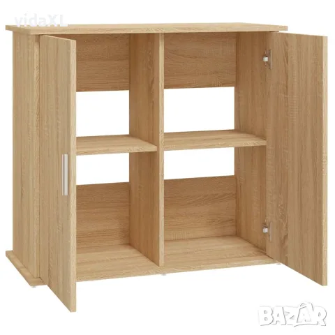 vidaXL Стойка за аквариум, дъб сонома, 81x36x73 см, инженерно дърво, снимка 6 - Аквариуми - 56148093