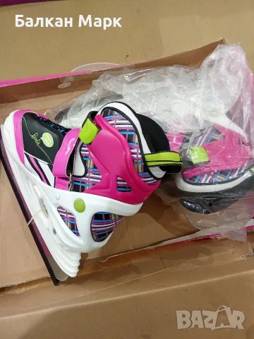 Детски,дамски регулируеми кънки за лед Barbie Ice Skate Fabulous (номер 38-42), снимка 3 - Ролери, кънки - 56103654