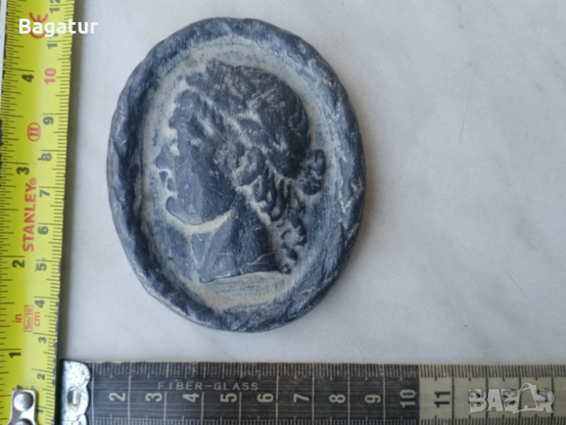 Пано,барелеф,плакет,гема,портрет, масивен, снимка 5 - Антикварни и старинни предмети - 52526784