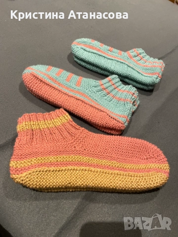 🧶 Ръчно плетени терлици 