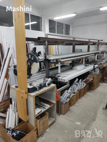 Циркуляр за рязане на алуминиеви и ПВЦ профили с 400мм.режещ диск