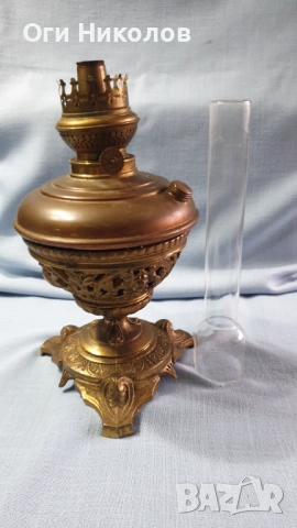 Старинна голяма Австрийска газена лампа, снимка 2 - Антикварни и старинни предмети - 52791738