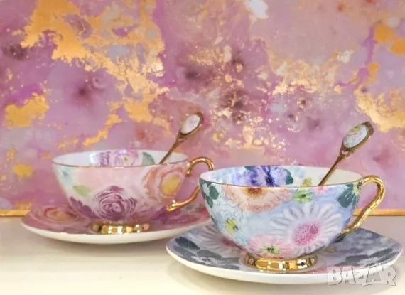 Бутикови комплекти и чаши за чай, кафе и капучино , снимка 4 - Подаръци за жени - 47769728