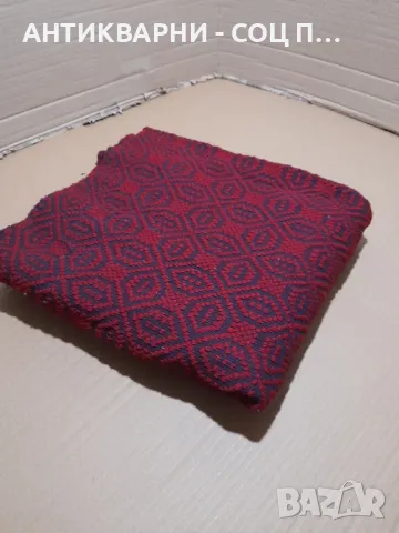 Стара Ръчно Тъкана Двулицева Пътика Килим Размери 300/ 80см., снимка 3 - Антикварни и старинни предмети - 48435493
