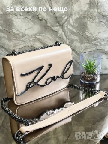 Karl Lagerfeld Дамска Чанта С Дълга Дръжка За През Рамо Келвин Клайн Код D1747, снимка 5 - Чанти - 48908064