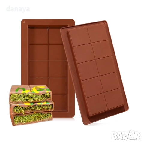 6108 Силиконова форма за дубайски шоколад, снимка 3 - Форми - 53139237