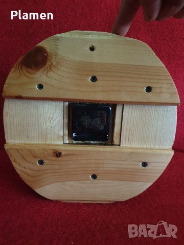 Стенен часовник от ланперия ръчна изработка, снимка 17 - Други стоки за дома - 39907696