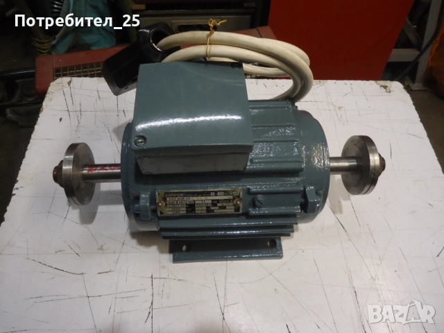Трифазен шмиргел 1,1KW, снимка 7 - Електродвигатели - 52892778