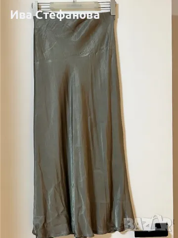 Нова дълга елегантна пола тип русалка сатен сатенена , снимка 3 - Поли - 49661552