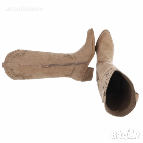 Дамски уестърн и байкърски ботуши, 2цвята , снимка 9 - Дамски ботуши - 51926433